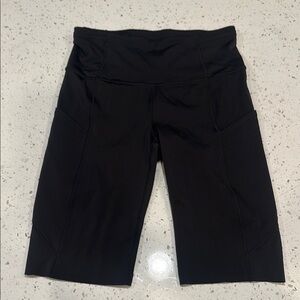 Lululemon Athletica Black Bike Shorts Stretchy Fit